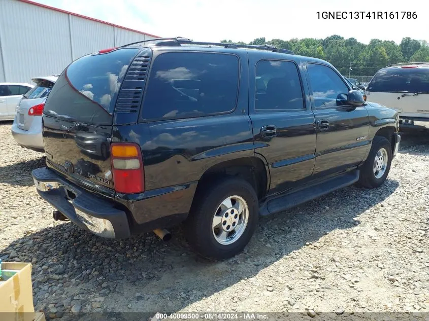 1GNEC13T41R161786 2001 Chevrolet Tahoe Lt