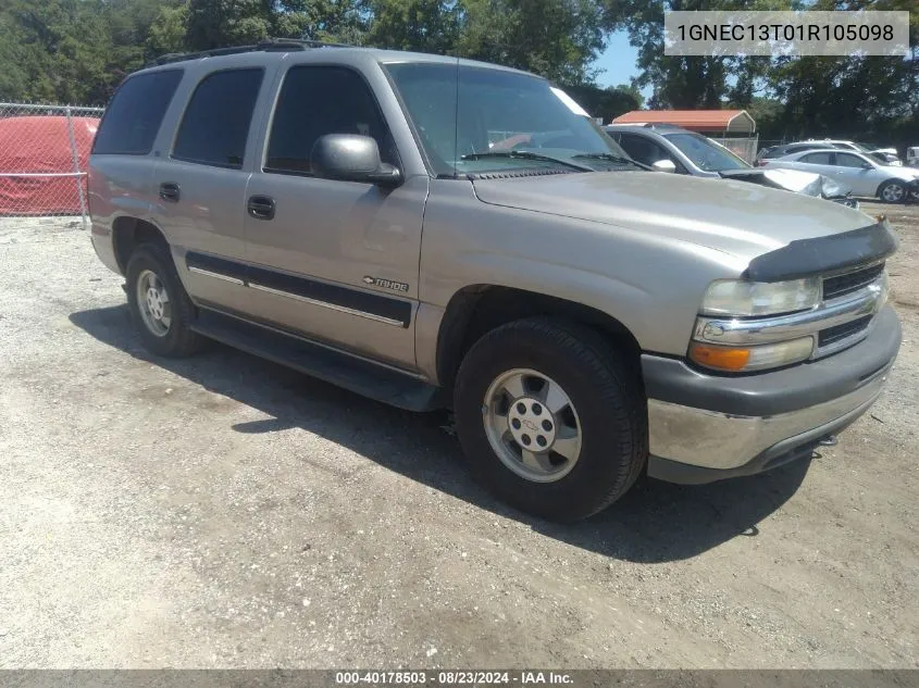 2001 Chevrolet Tahoe Ls VIN: 1GNEC13T01R105098 Lot: 40178503