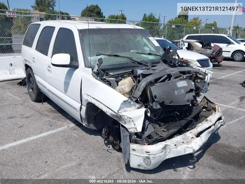 2001 Chevrolet Tahoe Lt VIN: 1GNEK13T21R121497 Lot: 40216283