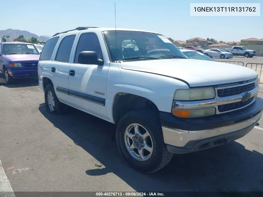 2001 Chevrolet Tahoe Ls VIN: 1GNEK13T11R131762 Lot: 40276713