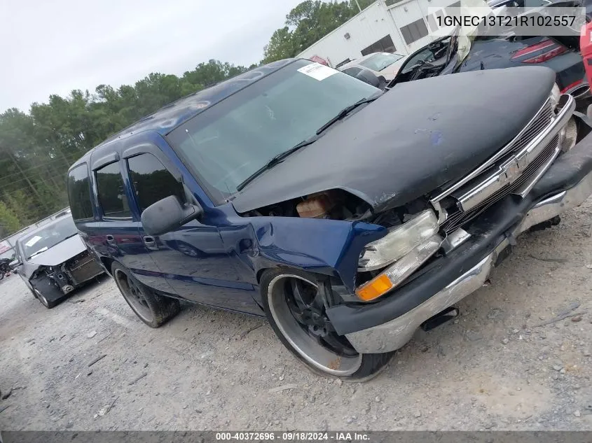 2001 Chevrolet Tahoe C1500 VIN: 1GNEC13T21R102557 Lot: 40372696