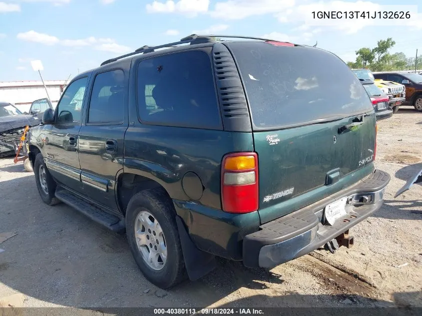 1GNEC13T41J132626 2001 Chevrolet Tahoe Lt