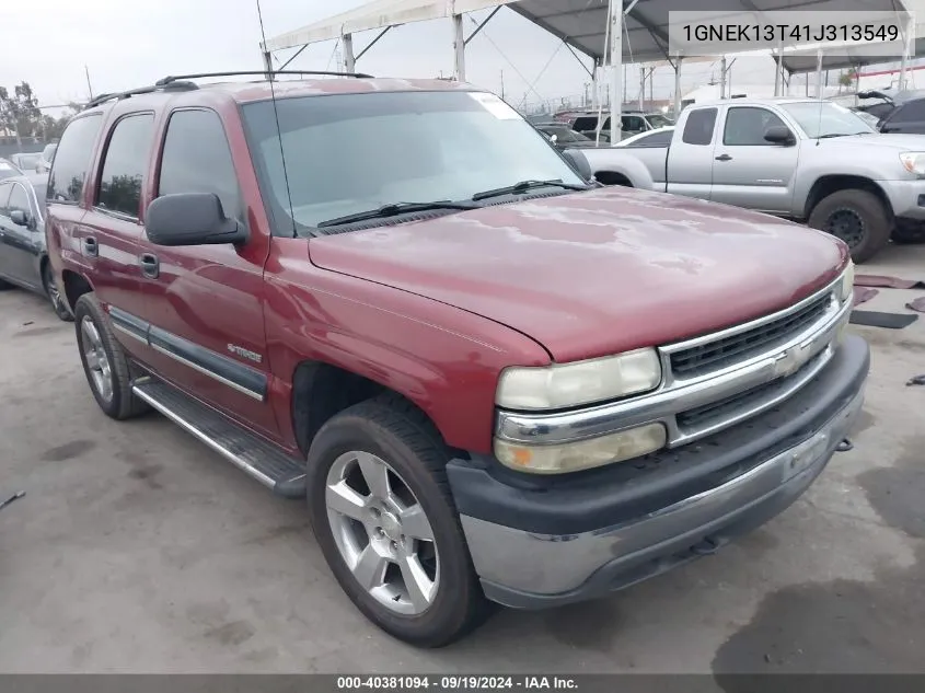 2001 Chevrolet Tahoe Ls VIN: 1GNEK13T41J313549 Lot: 40381094