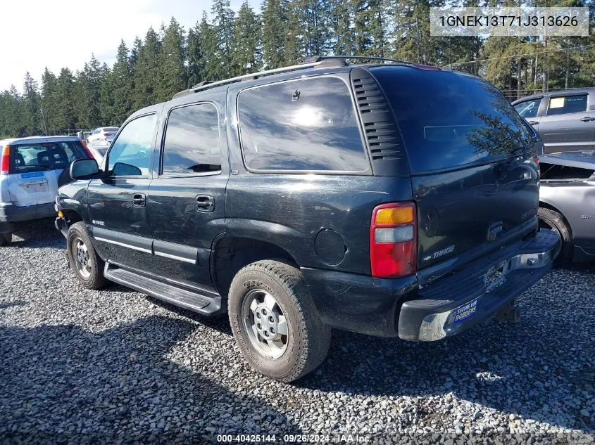 1GNEK13T71J313626 2001 Chevrolet Tahoe Lt