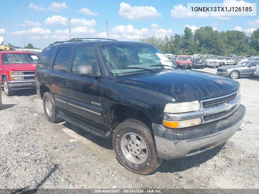 1GNEK13TX1J126185 2001 Chevrolet Tahoe Lt