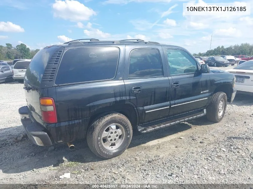 1GNEK13TX1J126185 2001 Chevrolet Tahoe Lt