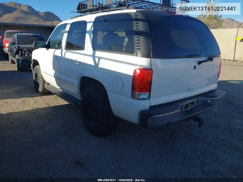 1GNEK13T61J221441 2001 Chevrolet Tahoe Lt