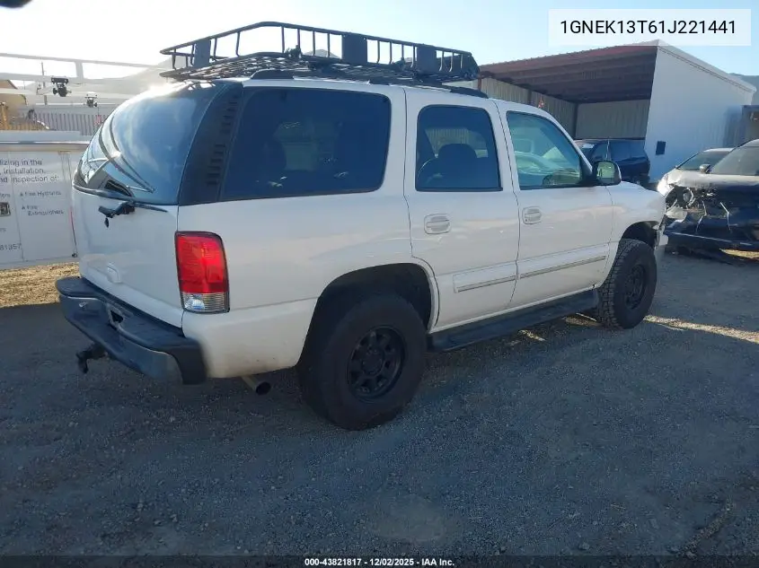 1GNEK13T61J221441 2001 Chevrolet Tahoe Lt