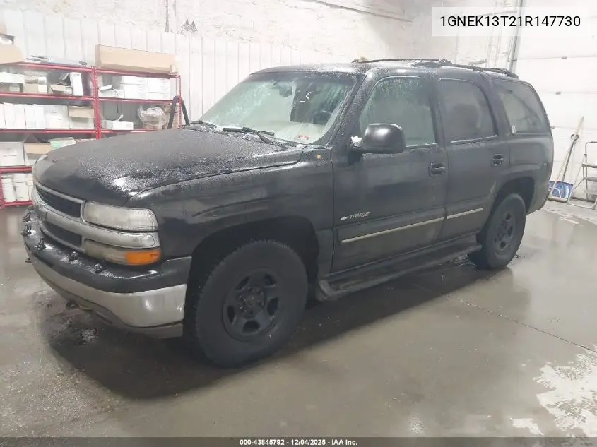 1GNEK13T21R147730 2001 Chevrolet Tahoe Lt