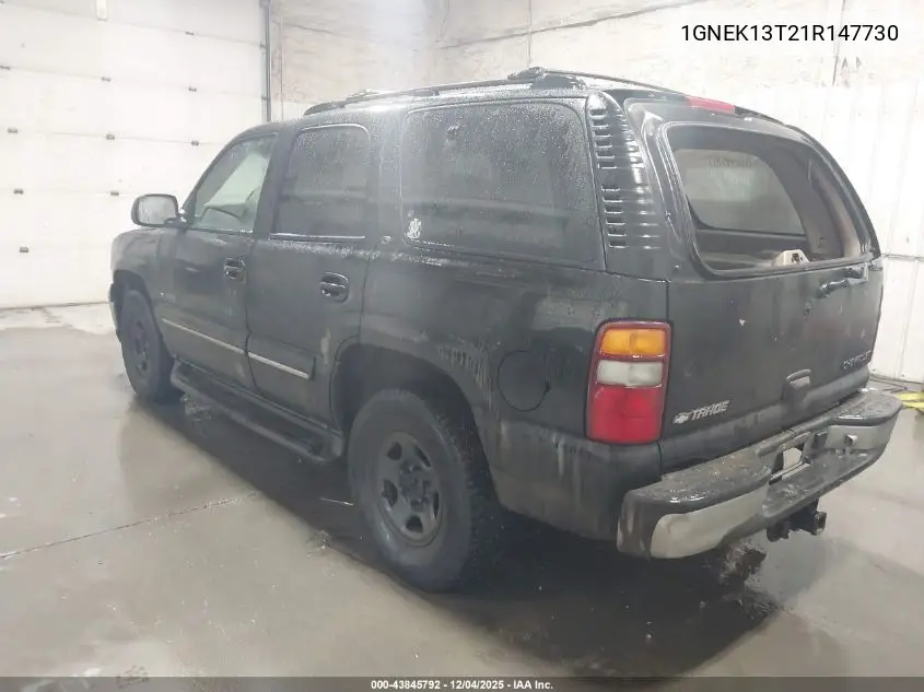 1GNEK13T21R147730 2001 Chevrolet Tahoe Lt
