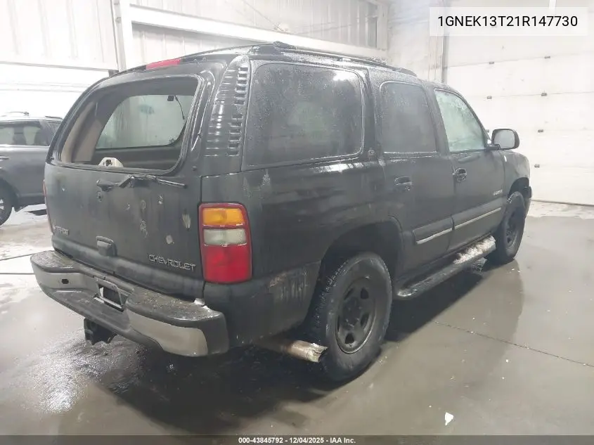 1GNEK13T21R147730 2001 Chevrolet Tahoe Lt