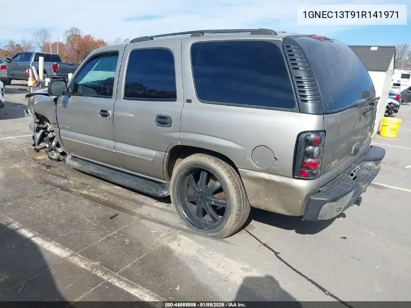 1GNEC13T91R141971 2001 Chevrolet Tahoe Lt