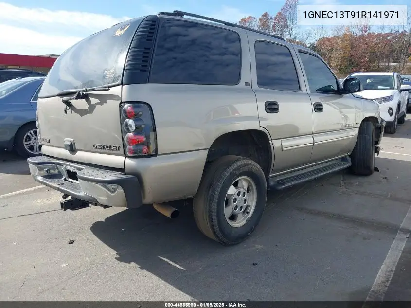 1GNEC13T91R141971 2001 Chevrolet Tahoe Lt