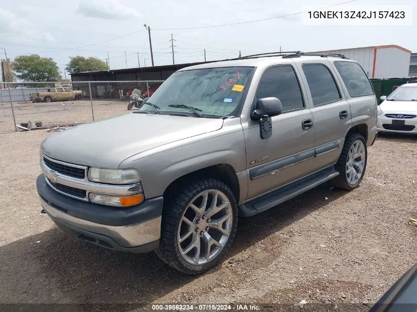 2002 Chevrolet Tahoe Ls VIN: 1GNEK13Z42J157423 Lot: 40396906