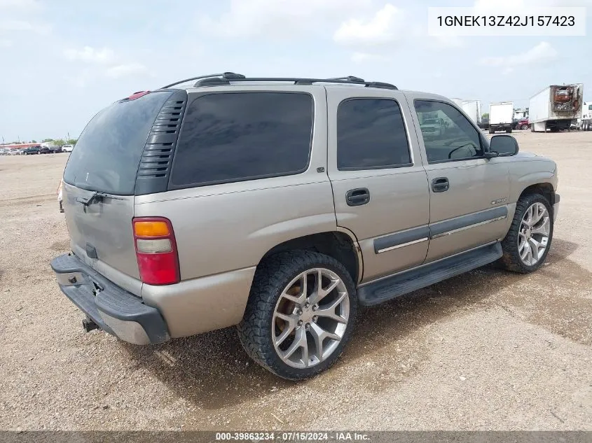 2002 Chevrolet Tahoe Ls VIN: 1GNEK13Z42J157423 Lot: 40396906