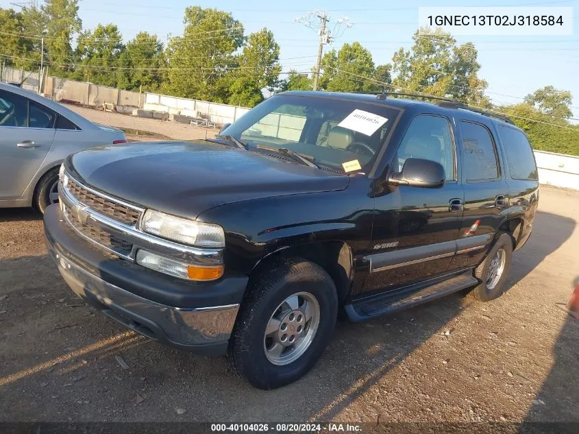 1GNEC13T02J318584 2002 Chevrolet Tahoe C1500