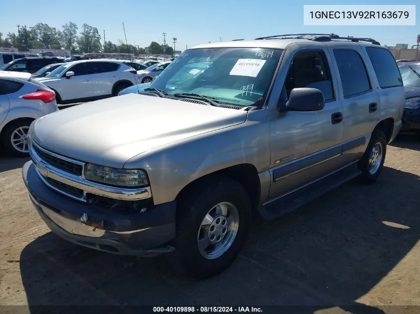 1GNEC13V92R163679 2002 Chevrolet Tahoe Ls