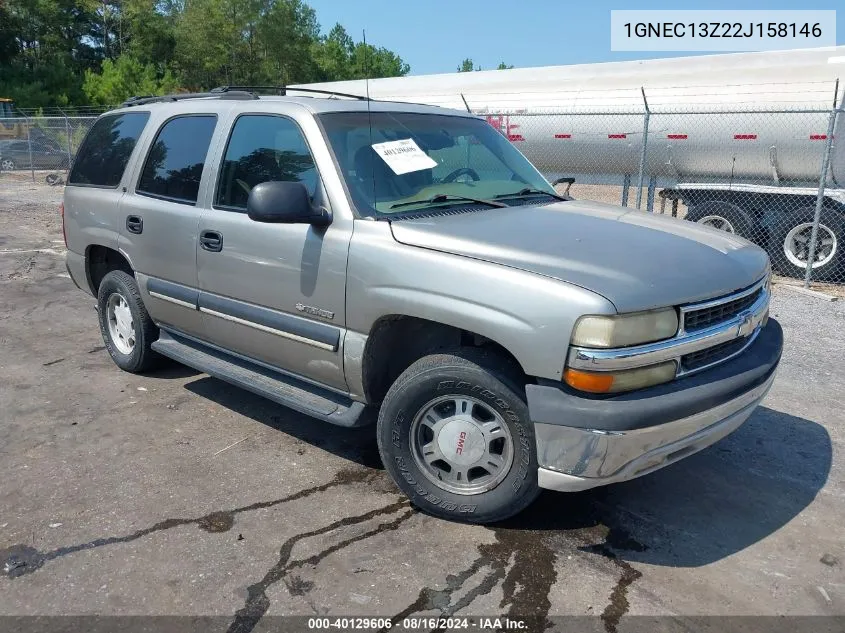 1GNEC13Z22J158146 2002 Chevrolet Tahoe Ls