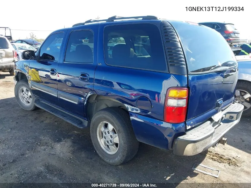 1GNEK13T12J199334 2002 Chevrolet Tahoe Lt