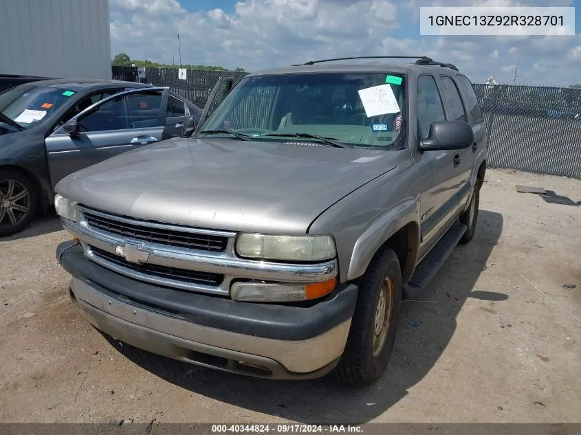 2002 Chevrolet Tahoe Ls VIN: 1GNEC13Z92R328701 Lot: 40344824