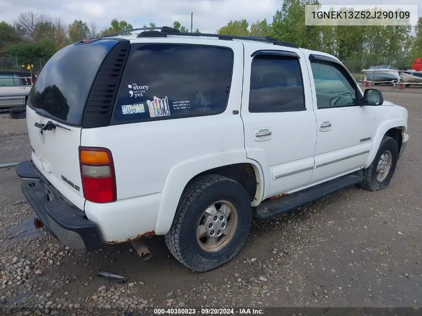 2002 Chevrolet Tahoe Lt VIN: 1GNEK13Z52J290109 Lot: 40350823