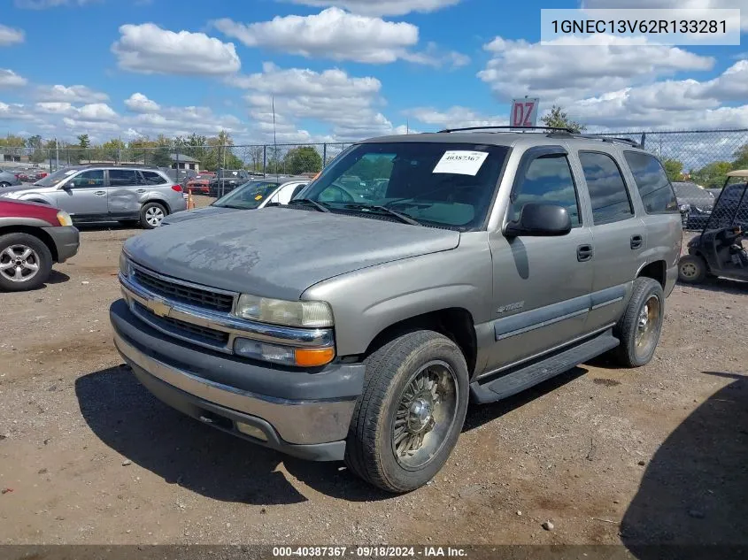 2002 Chevrolet Tahoe Ls VIN: 1GNEC13V62R133281 Lot: 40387367