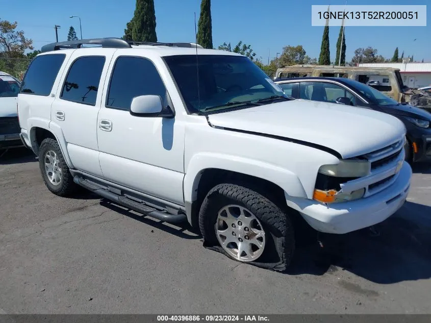 1GNEK13T52R200051 2002 Chevrolet Tahoe Z71