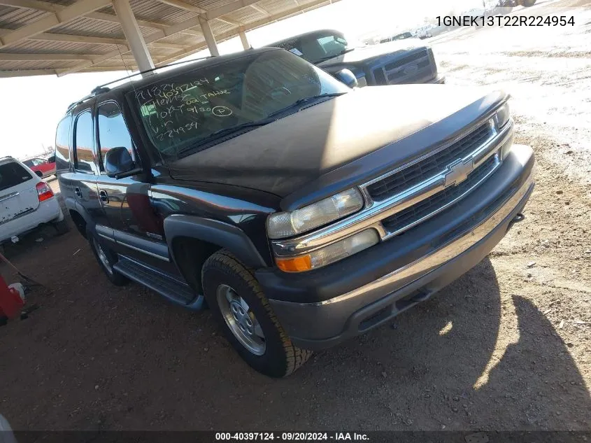 1GNEK13T22R224954 2002 Chevrolet Tahoe Lt