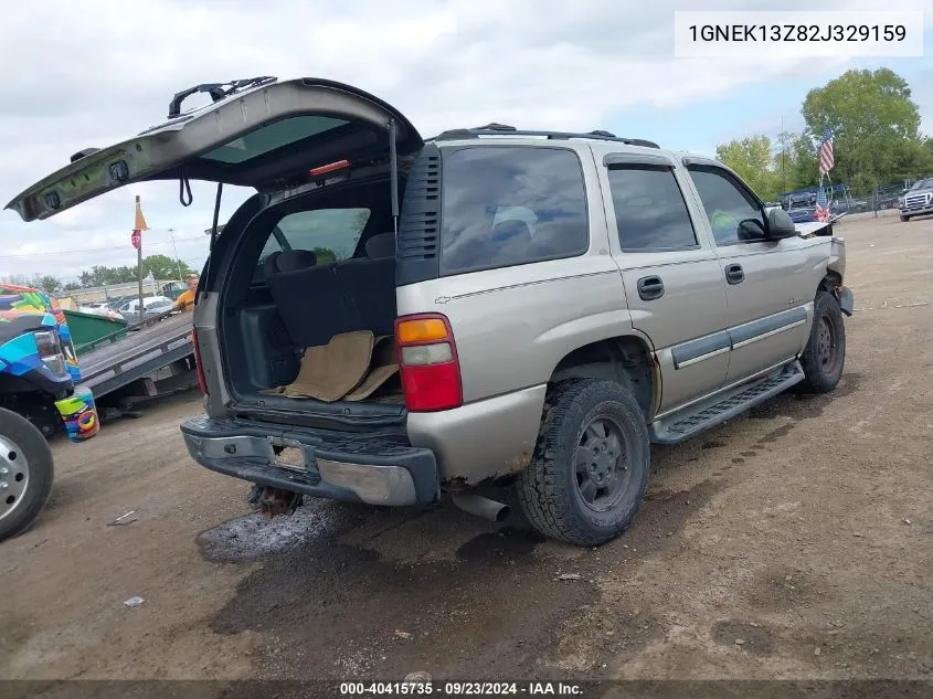 2002 Chevrolet Tahoe Ls VIN: 1GNEK13Z82J329159 Lot: 40415735