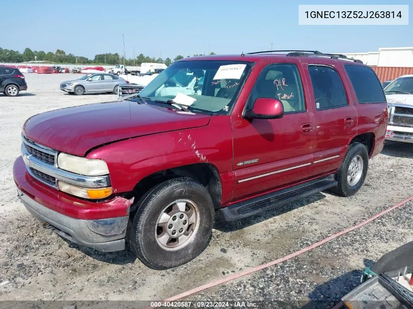 1GNEC13Z52J263814 2002 Chevrolet Tahoe Lt