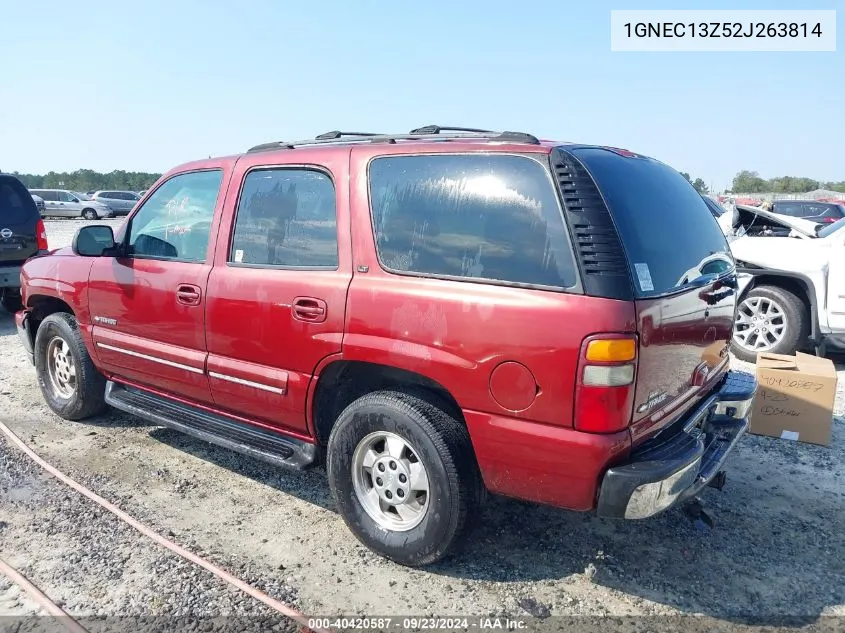 1GNEC13Z52J263814 2002 Chevrolet Tahoe Lt