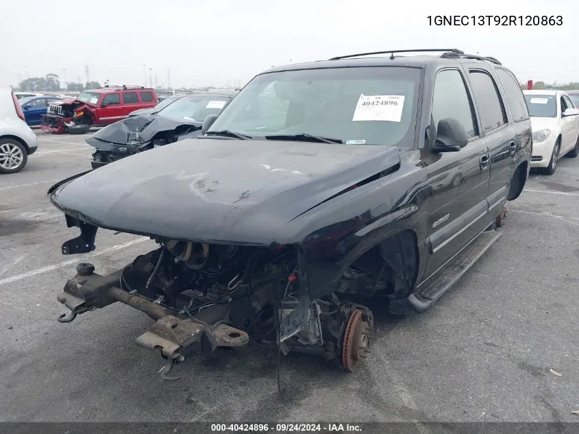 2002 Chevrolet Tahoe C1500 VIN: 1GNEC13T92R120863 Lot: 40424896