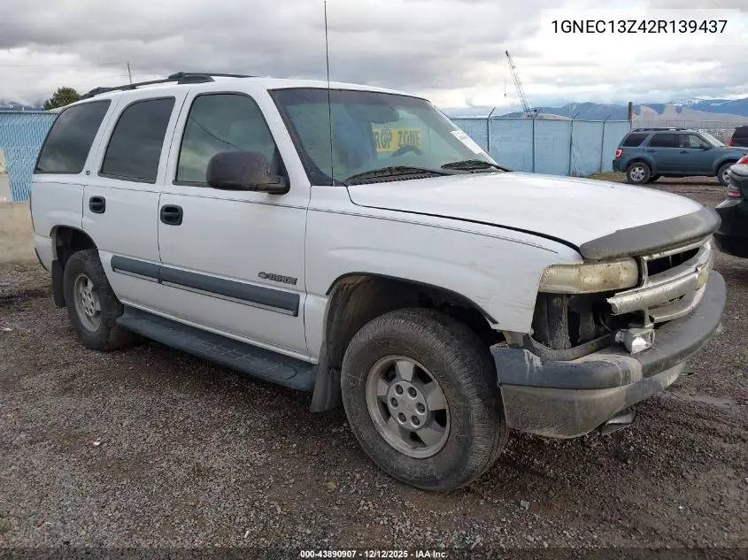 1GNEC13Z42R139437 2002 Chevrolet Tahoe Ls