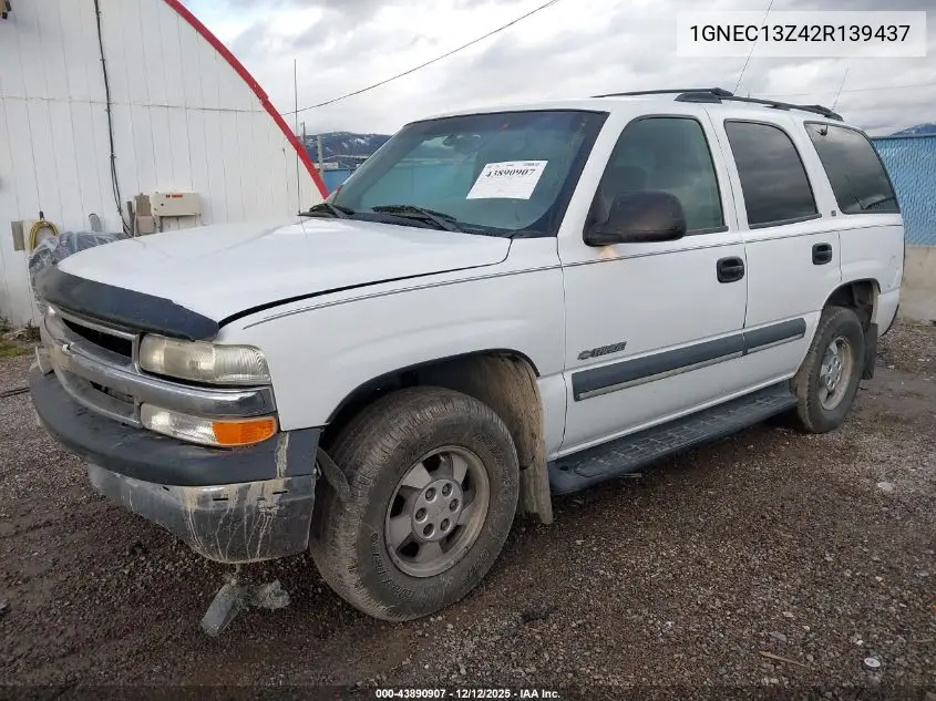 1GNEC13Z42R139437 2002 Chevrolet Tahoe Ls