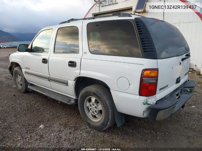 1GNEC13Z42R139437 2002 Chevrolet Tahoe Ls