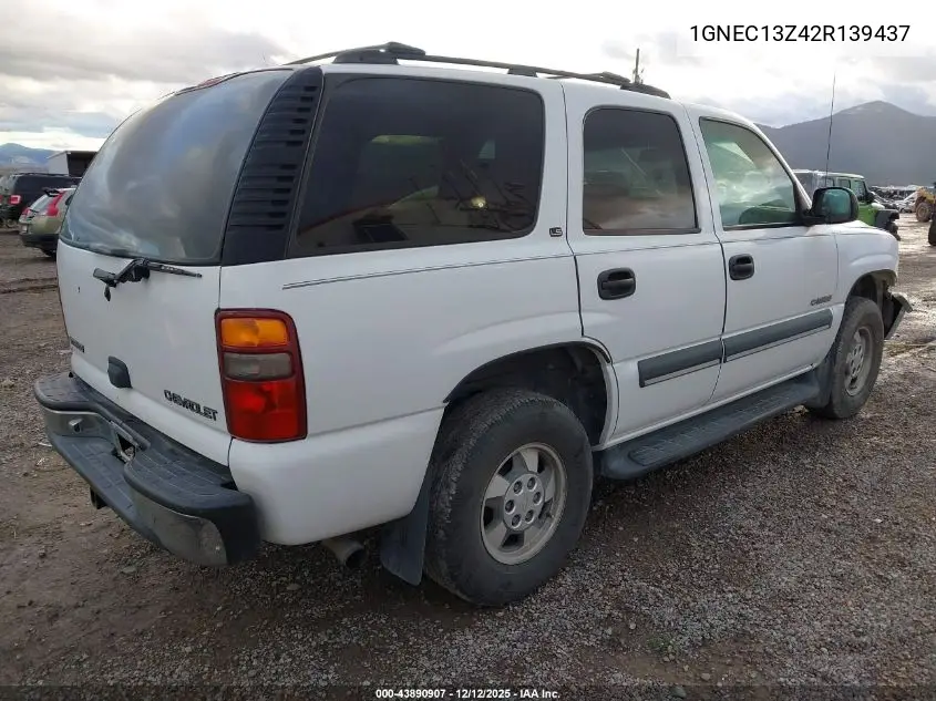 1GNEC13Z42R139437 2002 Chevrolet Tahoe Ls