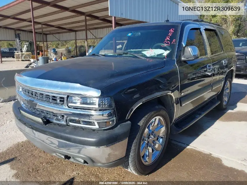1GNEC13Z12R309639 2002 Chevrolet Tahoe Lt
