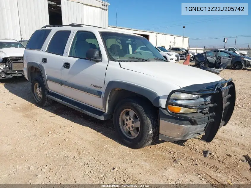 1GNEC13Z22J205742 2002 Chevrolet Tahoe Ls