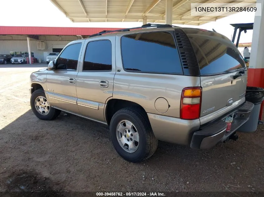 1GNEC13T13R284609 2003 Chevrolet Tahoe Lt