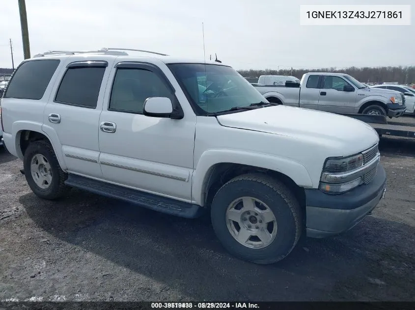 2003 Chevrolet Tahoe Lt VIN: 1GNEK13Z43J271861 Lot: 39519438