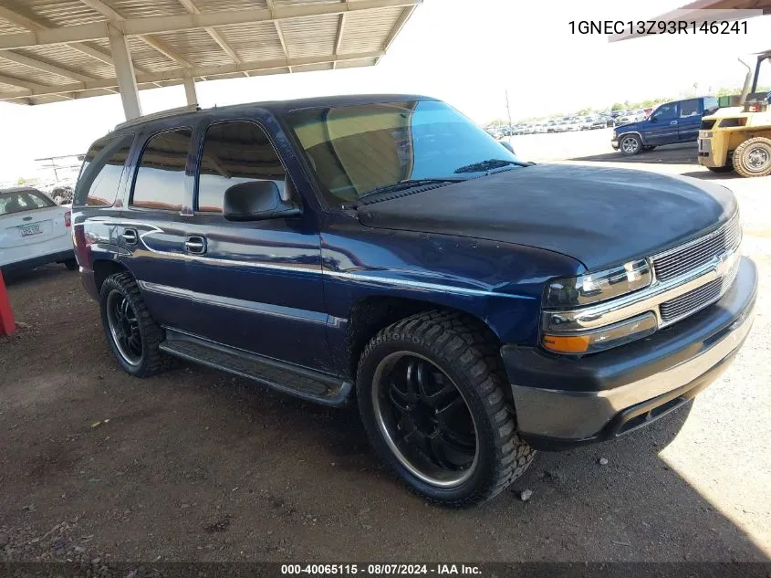 1GNEC13Z93R146241 2003 Chevrolet Tahoe Ls