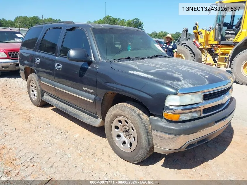 1GNEC13Z43J261537 2003 Chevrolet Tahoe Ls