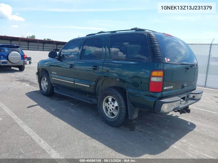 1GNEK13Z13J231379 2003 Chevrolet Tahoe Lt