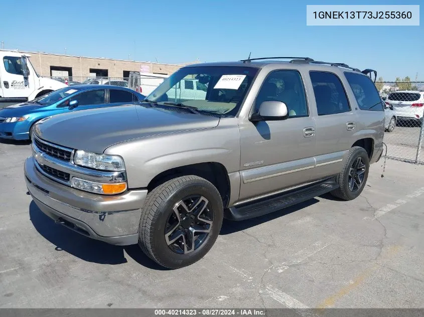 2003 Chevrolet Tahoe Lt VIN: 1GNEK13T73J255360 Lot: 40214323