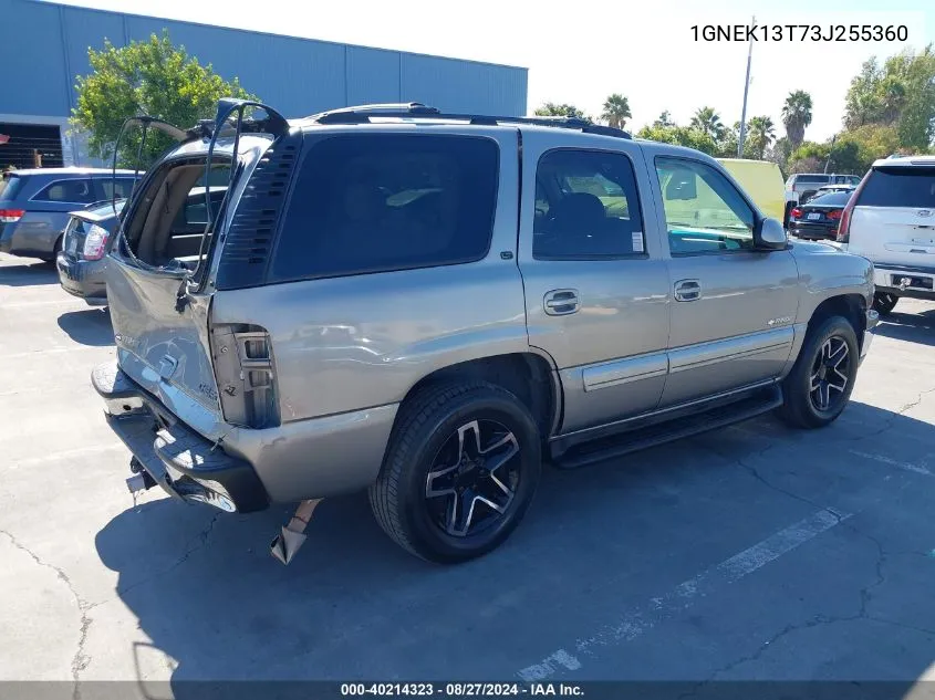 2003 Chevrolet Tahoe Lt VIN: 1GNEK13T73J255360 Lot: 40214323