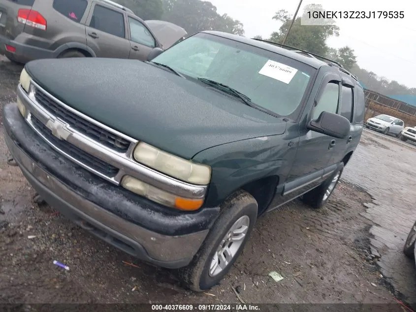 1GNEK13Z23J179535 2003 Chevrolet Tahoe Ls