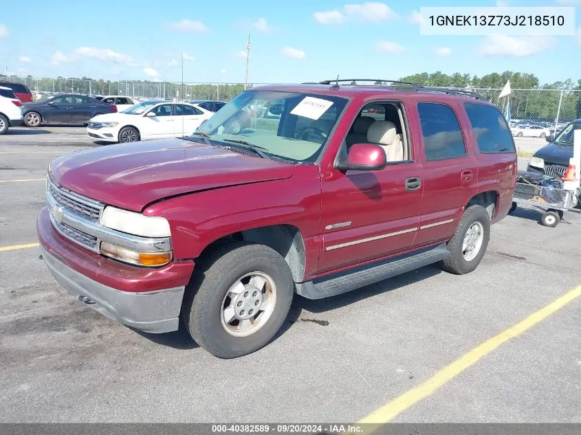 1GNEK13Z73J218510 2003 Chevrolet Tahoe Lt