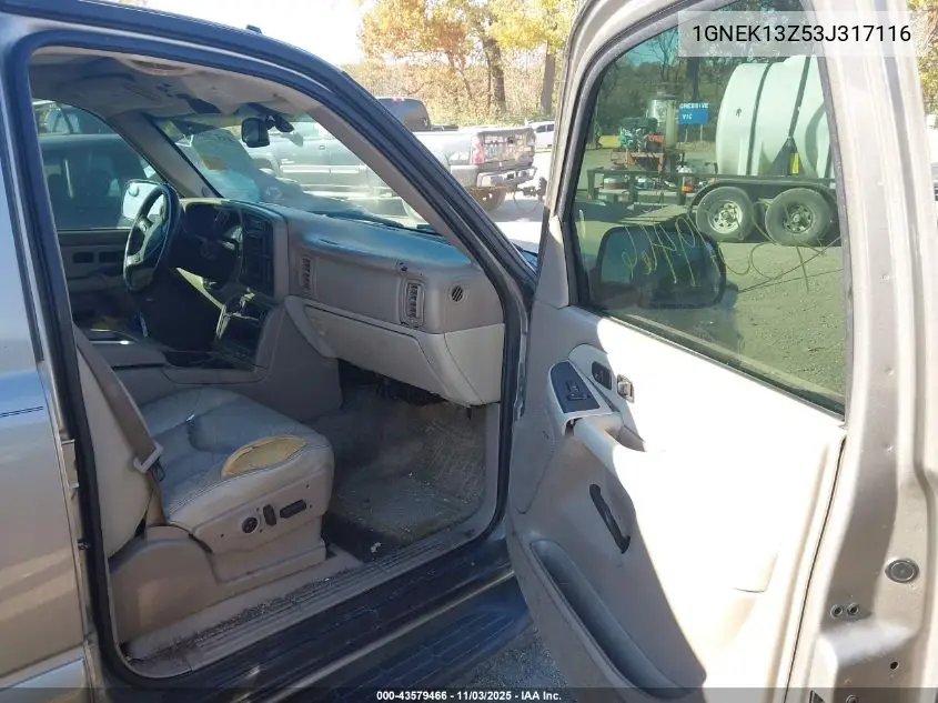 1GNEK13Z53J317116 2003 Chevrolet Tahoe Lt