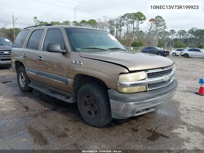 1GNEC13V73R199923 2003 Chevrolet Tahoe Ls