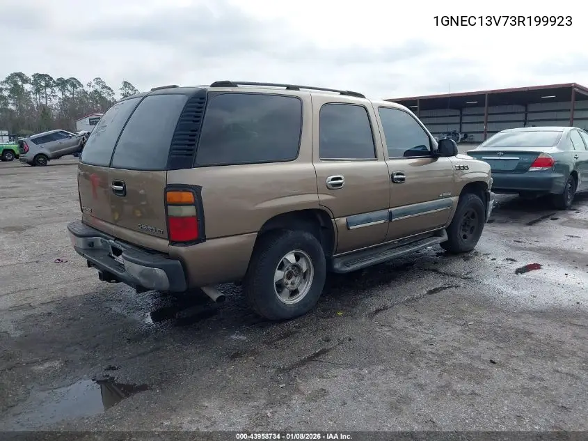1GNEC13V73R199923 2003 Chevrolet Tahoe Ls